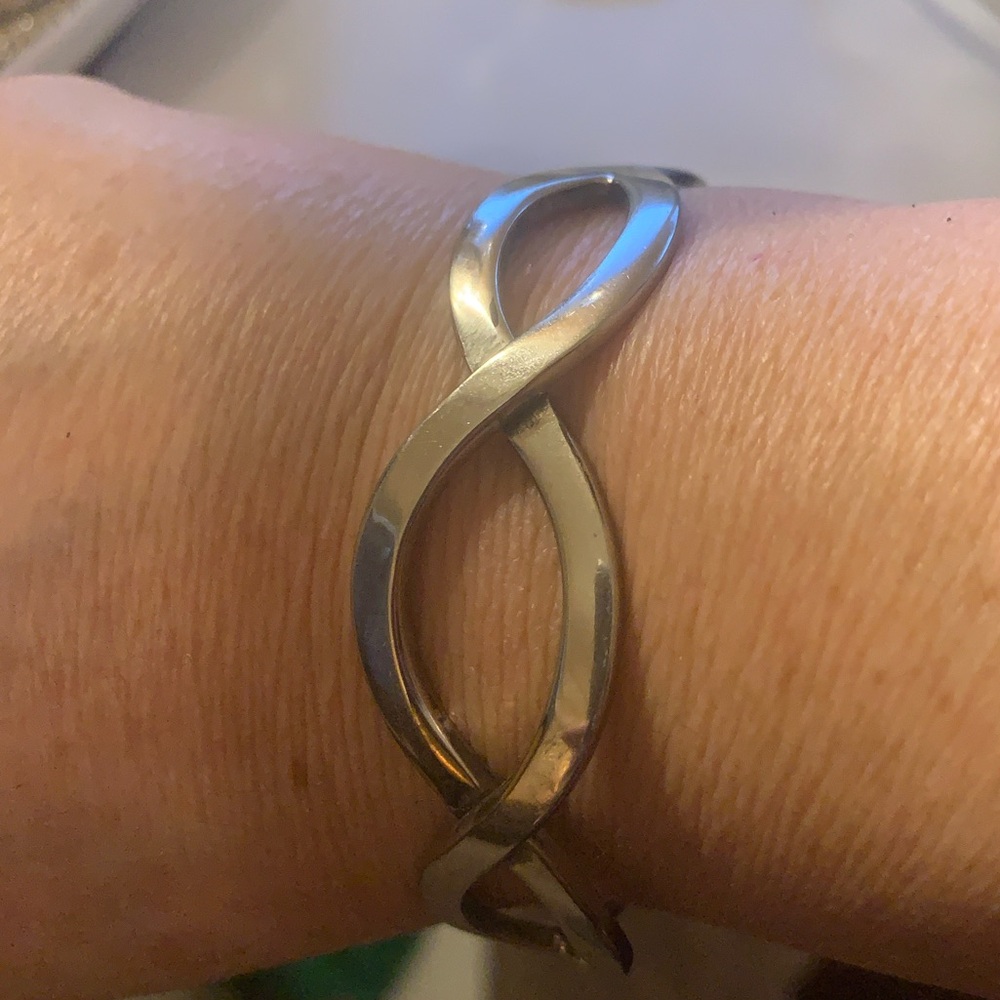 .925 Silver Bangle - image 1